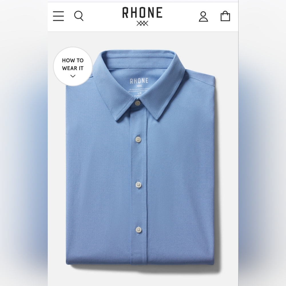 Rhone Commuter Midweight Pro Shirt - SLIM FIT